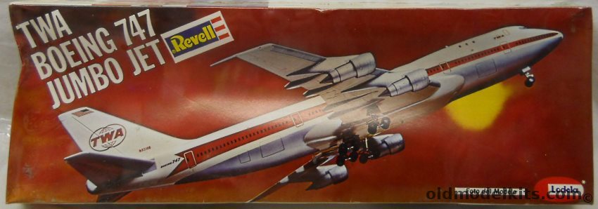Revell 1/144 Boeing 747 TWA Jumbo Jet - Lodela Issue, RH136 plastic model kit
